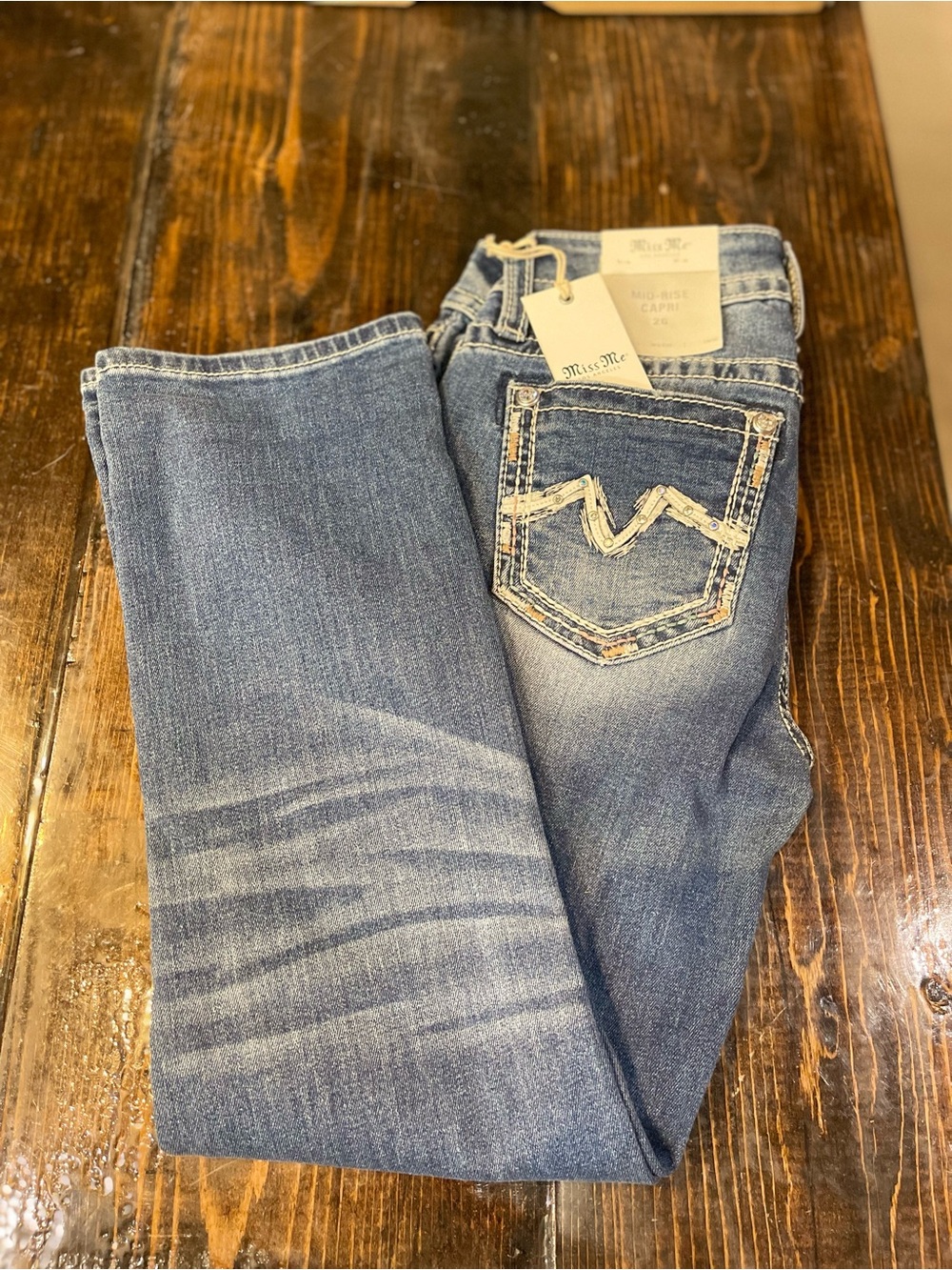Miss Me Blue Classic Ankle Jeans